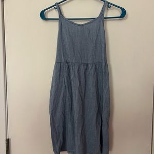 Girls size 10/12 soft denim dress
